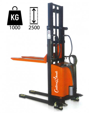 CWS25 Sollevatore Elettrico a spinta manuale con portata 1000Kg - alzata 2500mm