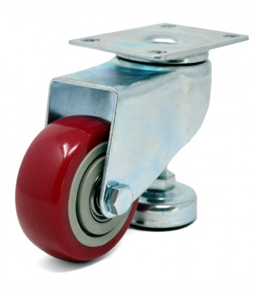 522065PPCZ Levelling swivel castor, poliyurethane wheel - Ø65