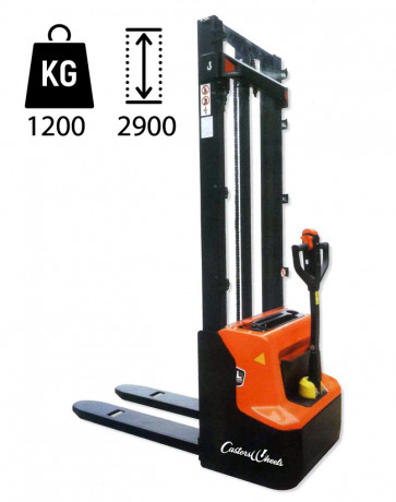 CW1229E Electric Elevator - load capacity 1200Kg -  lifting up 2900mm