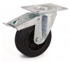 Swivel castor, rubber and nylon wheel - Ø100