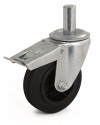 Swivel castor, rubber and nylon wheel - Ø150