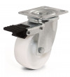 Swivel castor, nylon wheel - Ø100