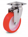 Swivel castor, nylon and polyurethane wheel - Ø50