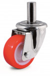 Swivel castor, nylon and polyurethane wheel - Ø80