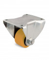 Fixed castor, steel and tecnothane wheel - Ø82