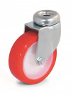 Swivel castor, nylon and polyurethane wheel - Ø50