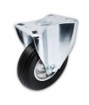 Fixed castor, PU foam wheel - Ø200 (2.50-4)