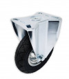 Fixed castor, pneumatic wheel - 200mmx50 (2.50-4)