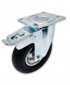 Swivel castor, PU foam wheel - Ø200 (2.50-4)