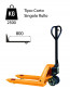 CWL1/80 Short Hand Pallet Truck - Load Capacity 2500Kg - Single Roller